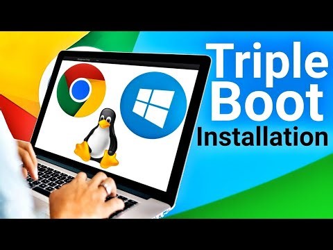 طريقة عمل Triple Boot وتثبيت 3 أنظمة: ويندوز ولينكس وكروم على جهاز واحد