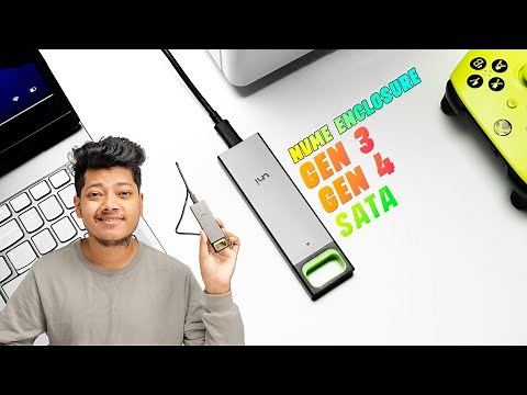 Best M.2 Enclosure for all Types of NVME Gen3 Gen4 & SATA SSDs - Uni NVME Enclosure Review