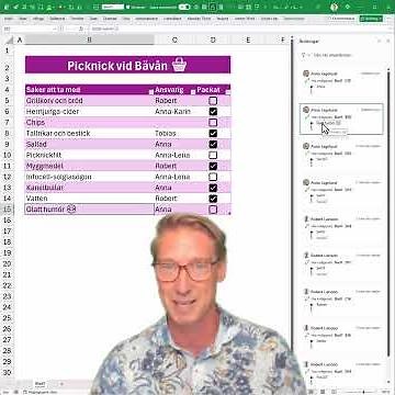 Se vilka ändringar som gjort i Excel av användare och av Copilot