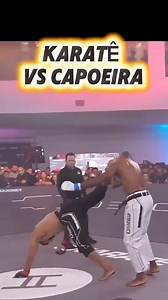 Capoeira Vs Karatê! #mma #lutas #ufc #nocaute | MMA brutal combate