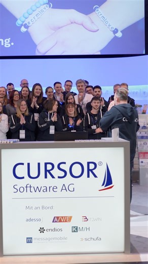 CURSOR Software AG on Instagram: "Lights on, wir sind startklar! 💥 Ab heute heißt es: Drei Tage spannende Gespräche, neue Impulse und jede Menge #crmlove auf der @eworldessen ! Kommt vorbei: Halle 3, Stand C100 – wir freuen uns auf euch! 🙌 #eworld2026 #messe #energiewirtschaft #crm #ki #kundenmanagement"