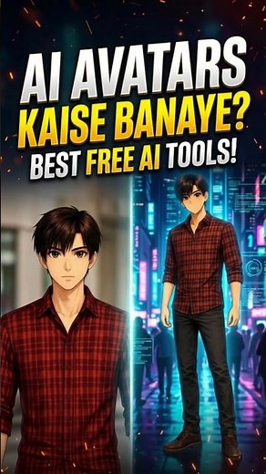 AI Avatars Kaise Banaye? 🤖 (FREE AI Tools) | How To Create Ai Avatar #shorts #ai