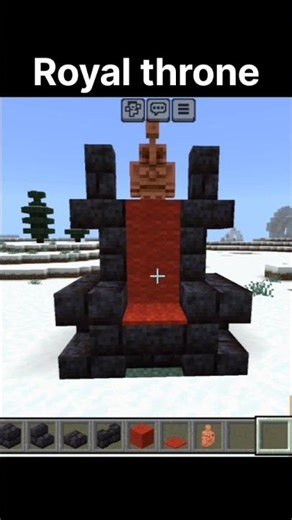 minecraft Royal Throne #minecraft