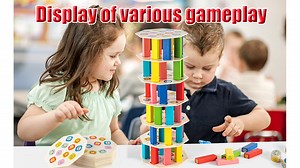 Watch Wooden Tower Stacking Games How to play on Amazon Live