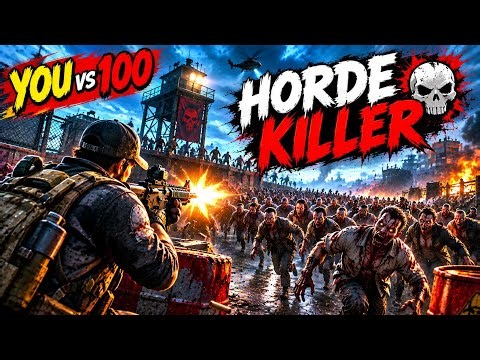 I Took on a Massive Horde Alone! 🧟🔥 | You vs 100