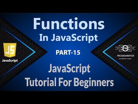 15 | Functions In JavaScript | Functions With Return | Parameterized Function JavaScript (Hindi/Urdu
