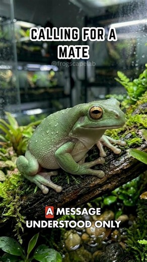 A call carried through the night, searching for a mate #shorts #frog