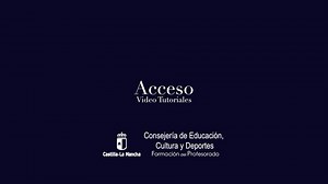 Video Tutorial Plataforma. Acceso