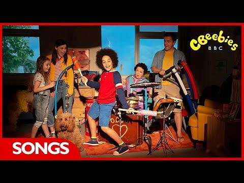 CBeebies | Waffle The Wonder Dog Song | What a Funny Family