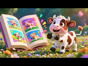 Baby Cow Learning Song 🐄🎶 Fun Kids Song | Farm Adventure for Toddlers