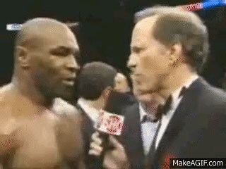 Mike Tyson - I broke my back. Spinal. on Make a GIF
