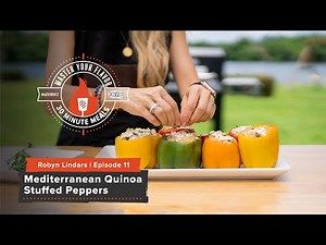 30 Minute Meals | Mediterranean Quinoa Stuffed Peppers