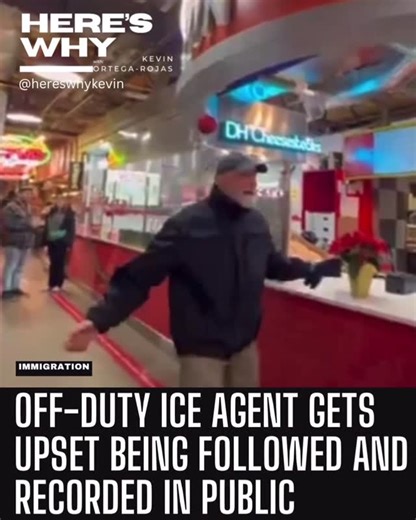 Here’s Why w/ Kevin Ortega-Rojas on Instagram: "WATCH: Off-duty ICE agent gets upset when Philly residents recognize him and accuse him of kidnapping their neighbors. The man says ‘I’m just walking!’ but people continued to follow him and record him. - - - #HeresWhy #ICEagents #MAGA #Trending #Viral"