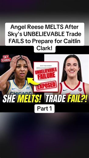Angel Reese MELTS After Sky's UNBELIEVABLE Trade FAILS to Prepare for Caitlin Clark! #news #wnba #basketballtiktok #womenbasketball #sportsnews