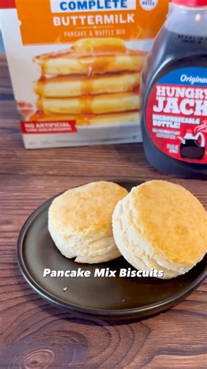 Hungry Jack on Instagram: "Turns out pancake mix can do more than pancakes 👀 These fluffy Pancake Mix Biscuits are perfect for breakfast, brunch, or a cozy side. So easy… and they disappear fast. #hungryjack #hungryjackpancakes #hungryjackpancakemix"