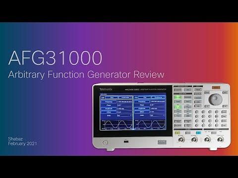 Tektronix AFG31000 Arbitrary Function Generator Review
