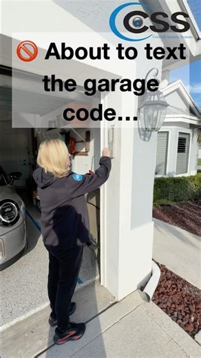She Texted the Garage Code… Then This Happened 😳🔒
