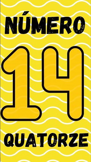 Número 14 #infantil #matemática #numeros #atividade