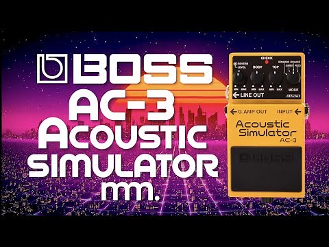MusicMaker Presents BOSS AC 3 ACOUSTIC SIMULATOR