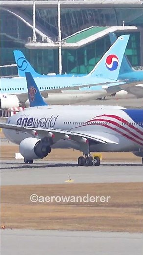 MALAYSIA AIRLINES A330-300 takeoff at Seoul Incheon Airport #shorts #plane #a330 #takeoff #plane