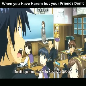 When you Have Harem but your Friends Don't | Anime Fans