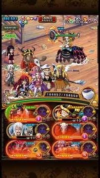 OPTC - Kizuna Clash Vs Black Maria #onepiecetreasurecruise