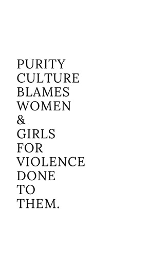 Dr. Kimberly Rose Pendleton | 𝐔𝐍𝐂𝐎𝐕𝐄𝐑 on Instagram: "Women and girls are taught that it’s on us. In so many religious traditions (I have clients from every faith) it’s framed as - purity. Modesty. Safety. Cover up - because men can’t help it. And for many of the women I work with… they got that message starting from 9 or 10 years old. It’s… scary. Especially in light of everything we are uncovering right now in our culture. Purity culture says: Your body is dangerous. You are a temptation