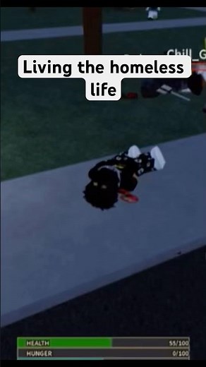 Living the homeless life #roblox #homelesslife