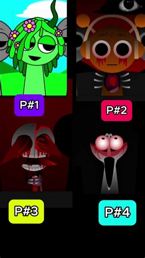 Sprunki 4 Characters Mix | Simon, Clukr, Fun bot #incredibox #sprunki #sprunkiincredibox