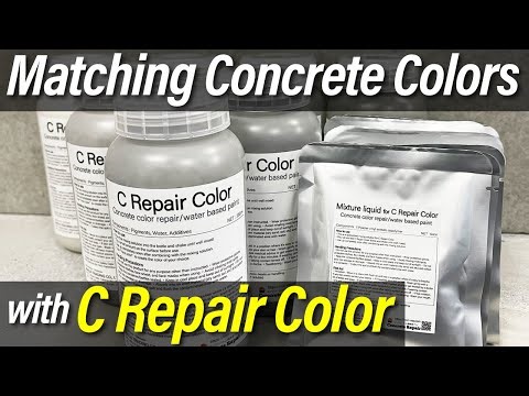 Matching Concrete Colors with C Repair Color