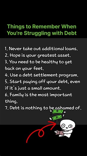 Things to Remember When You're Struggling with Debt