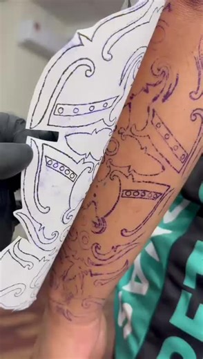 Tattoo Bungai Engkabang: Desain Iban Dayak