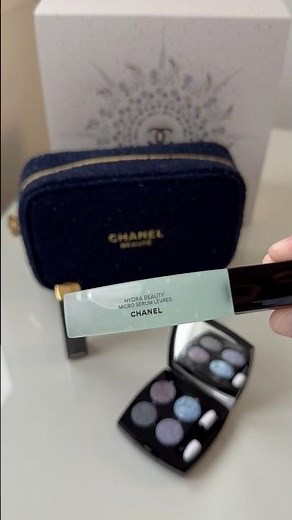 Chanel Holiday 2025 gift set and Les 4 Ombres Nuit Astrale eyeshadow ❄️🩵