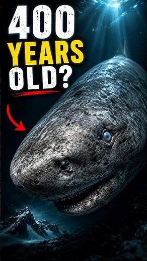 400 Year Old Shark || #greenlandshark #shark #ocean #oceanlife #shorts #ytshorts #oceanfacts #facts