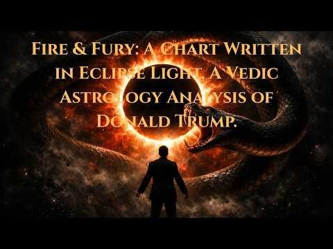 Fire & Fury: A Chart Written in Eclipse Light. A Vedic Astrology Analysis of Donald Trump.