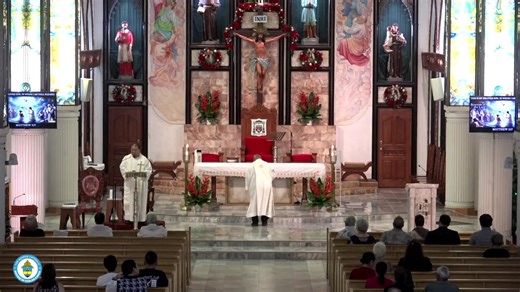 Feast of the Baptism of the Lord 6 AM Eucharistic Celebration Presider: Rev. Fr. Isaac M. Ayuyu Assisted by Deacon Tony Yarobwemal January 11, 2026 Our Lady of Mount Carmel Cathedral The Roman Catholic Diocese of Chalan Kanoa Chalan Kanoa, Saipan, Northern Mariana Islands, USA | Diocese of Chalan Kanoa