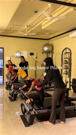 Physiobox India on Instagram: "Introducing Junior Pilates — where movement meets growth! Designed for developing minds and growing bodies, this is where kids build strength, coordination, and confidence — all while having fun. DM us to enroll your child. [Junior Pilates, Kids Pilates, Child movement training, Functional fitness, Kids balance exercises, Strength building for children, Mind-body connection, Pilates for kids, Mumbai Pilates, Child wellness program, Physiobox, Fitness for young kids