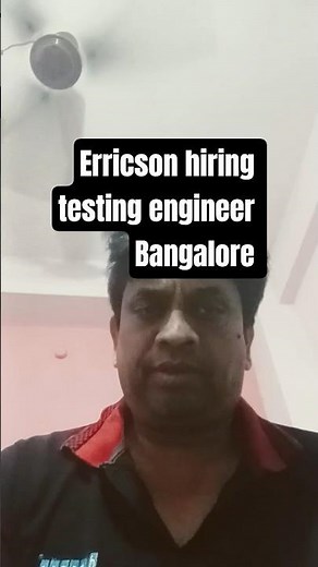 Ericsson Hiring Software Development Test Engineer 🔥 | 5G | Packet Core | Bangalore