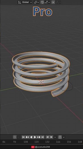 how to a water slide in blender #blender #3dmodeling #tutorial #shorts