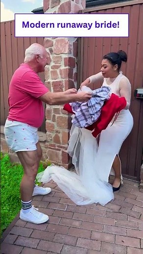Modern runaway bride 😂👰🏃‍♀️ #comedy #weddingfail