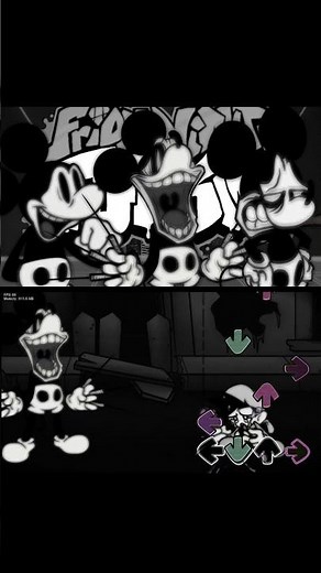 FNF: FRIDAY NIGHT FUNKIN VS UNKNOWN SUFFERING REDO [FNFMODS/HARD] #shorts #mickey #mickeymouse