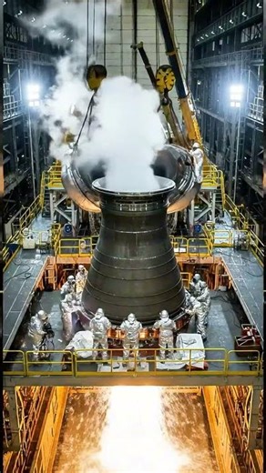 Thrust Unleashed: Witness the jaw-dropping scale of a #engine #thrust #shorts #awe #viralshorts