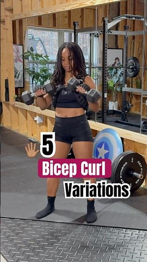 Bicep Curl Variations to Build Bigger Biceps 💪🏾 | At Home Strength Training Workout