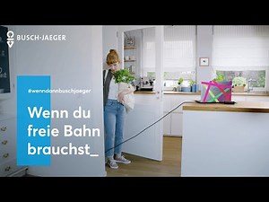 Busch-Servicesteckdose® - Wenn du freie Bahn brauchst - #wenndannbuschjaeger