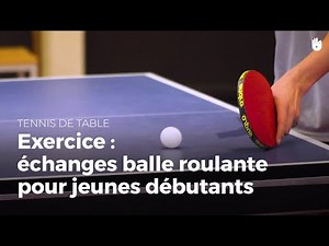 Exercise: Rolling Ball Exchanges for Beginners | Table Tennis