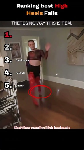 Ranking best high heels moments #ranking #funny #top5 #higheelsfails