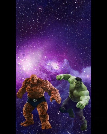 the thing vs marvel and dc #avengers #marvel #mcu #yt #dc #ytshorts #thor #ironman