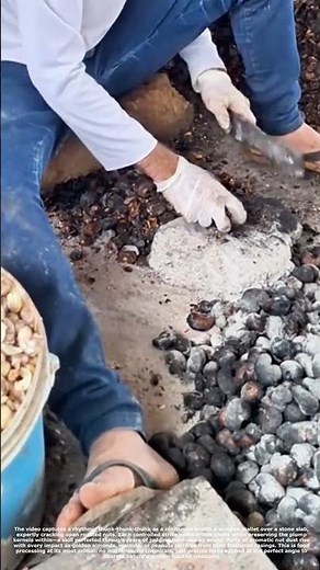 Nut-Cracking Mastery: The Ancient Art of Shelling Roasted Kernels