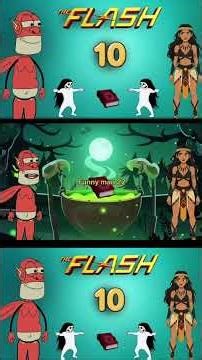 THE FLASH Episode 10 Animated Action Story Mystery Book & Dark Spirits . . . . . . . . . . #flashman