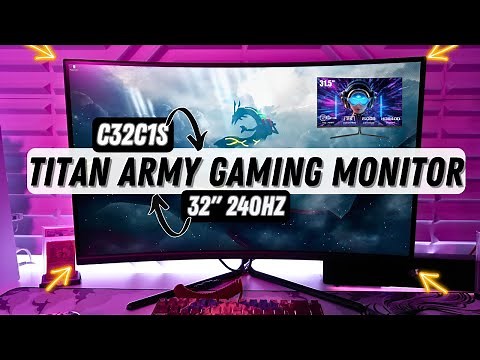 Titan Army 32" 240Hz Gaming Monitor Review : C32C1S under $400